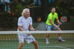 Read more about the article Richard Branson ups his tennis regime with hopes of flying to space within months