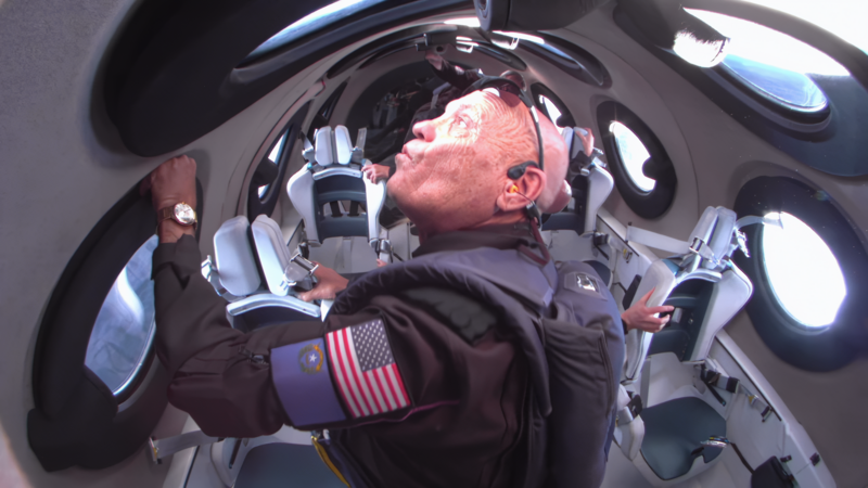 Ken Baxter in space